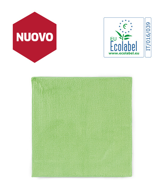 Panno in microfibra Allice Eco 40x40cm verde 5 pcs