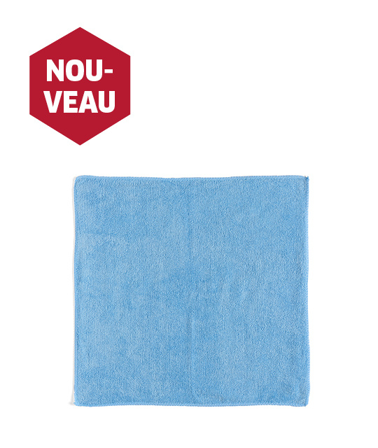 Chiffonette en microfibre Allice Light 38x38 cm bleu 20 pcs