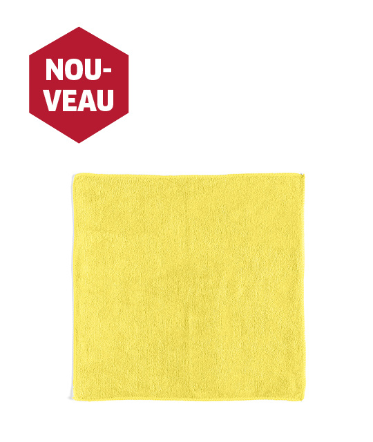 Chiffonette en microfibre Allice Light 38x38 cm jaune 20 pcs