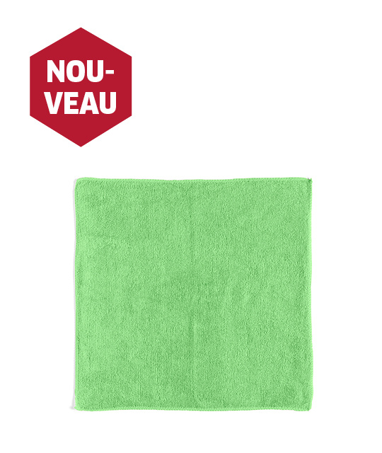 Chiffonette en microfibre Allice Light 38x38 cm vert 20 pcs