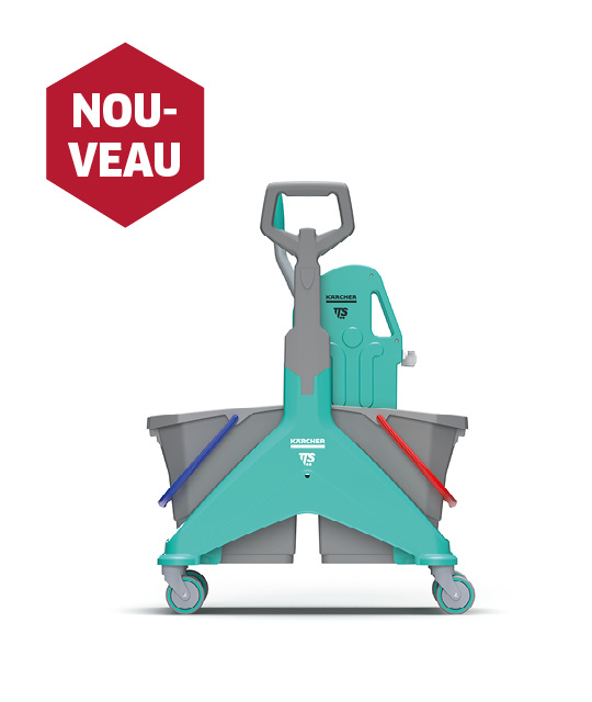 Chariots mobiles à seaux doubles Nickita Tec 2 x 15l